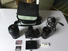 Sony A200 DLSR 10.2MP Camera,2 Lenses,accessories,case