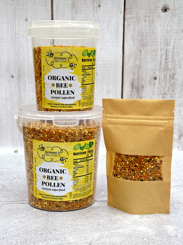 Raw organic bee - organic, pollen