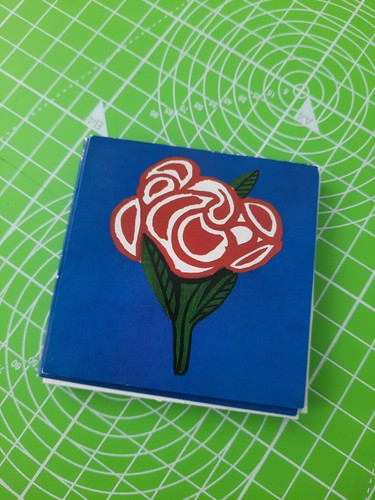 David hockney rare flower pin - ,
