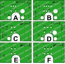 TEREX DUMPER GREEN DASH DECAL STICKER 