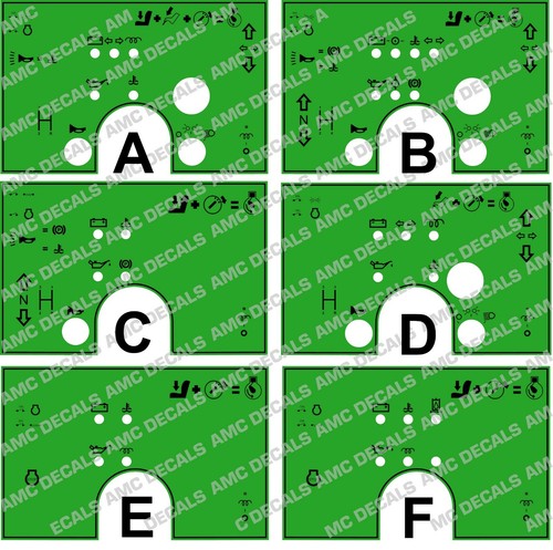 Terex dumper green dash decal - dumper,