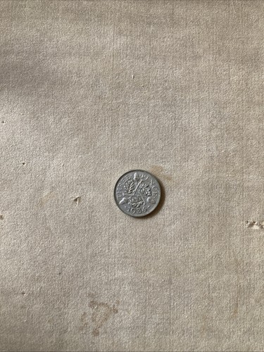 1934 silver threepence george - 1934,