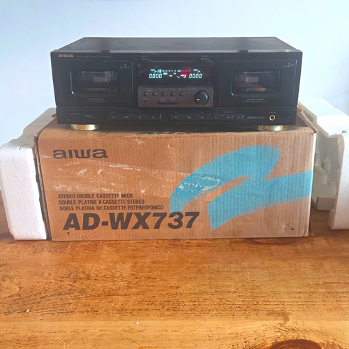 Boxed aiwa wx737 - ad-wx737, dual