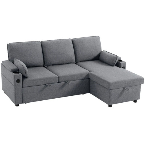 Corner sofa bed shaped - bed,