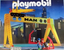 Playmobil 4210 man dock tower crane