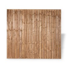 6ft x 6ft Brown Closeboard /
