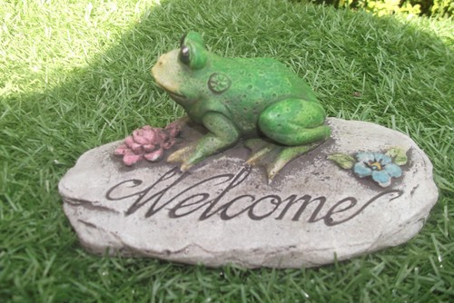Welcome frog 8cm 14cm - welcome,
