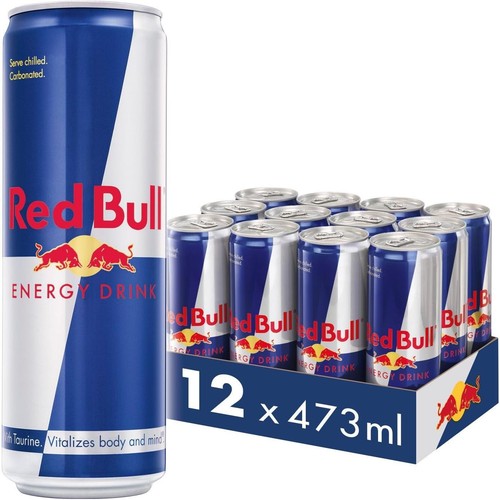 Red bull energy drink - red,