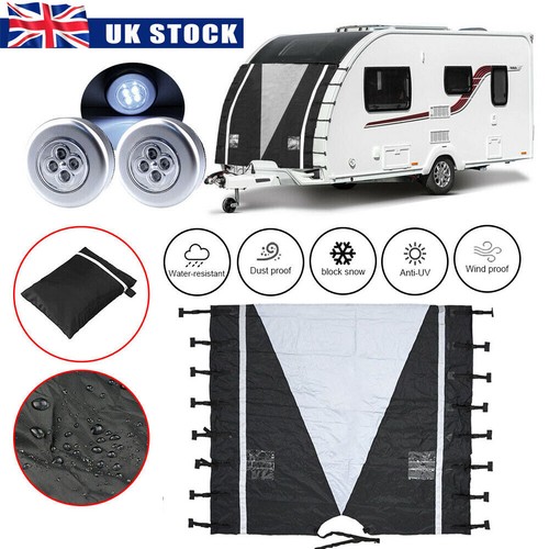 Caravan front towing cover - front,