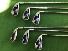 Callaway X-22 Iron Set 6-9,Pw,Sw 6pc Flex Stiff N.S.PRO 950GH Steel