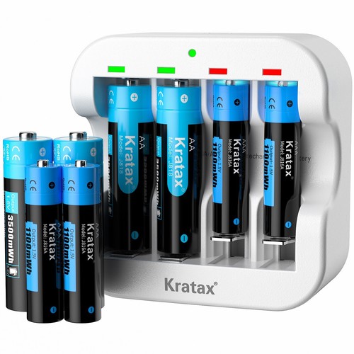 Kratax rechargeable lithium - kratax, aa