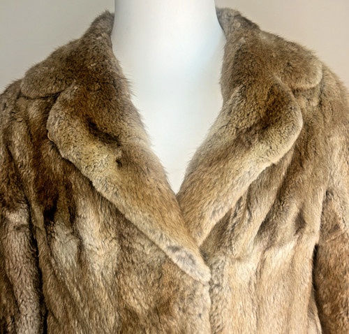 Real mink fur jacket coat - mink,