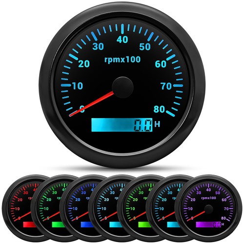 85mm marine lcd tachometer - lcd,