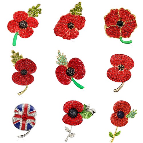 Poppie pin 2025 - pin, red