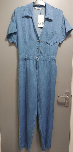 Zara denim jumpsuit rrp - denim,