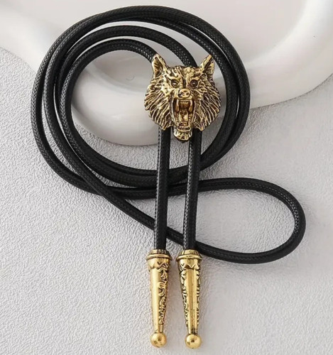 Unusual unisex black bolo - unisex,
