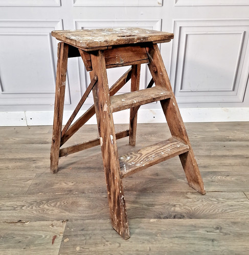 Antique folding step - folding,