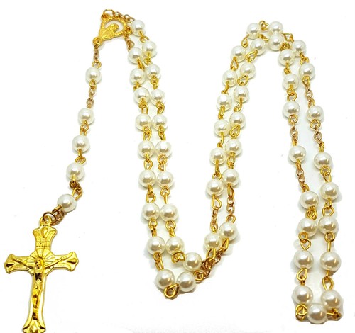 Catholic simulated cream - simulated, white