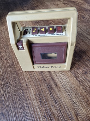 Fisher price 1980 brown - price, tape