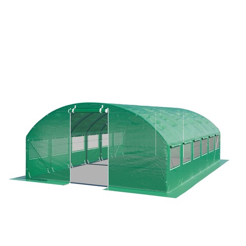 Toolport polytunnel greenhouse - polytunnel,