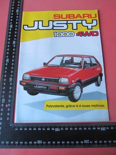 Subaru justy 1000 4wd - justy,