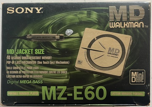 Sony e60 minidisc walkman - sony, mz-e60