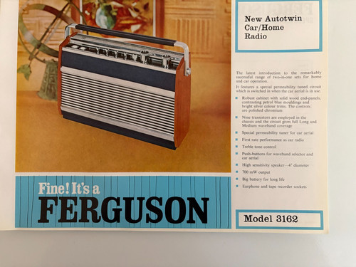 Ferguson model 3162 - model, autotwin