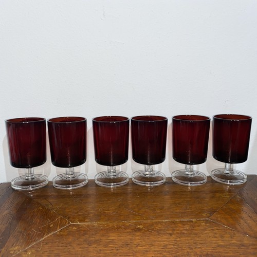 Vintage french luminarc ruby - luminarc,
