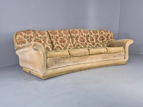 Vintage seater sofa 1970s - 4,