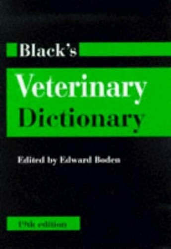 Black veterinary dictionary - black's,