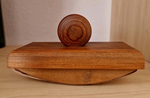 Antique hard wood rocking ink - wood,