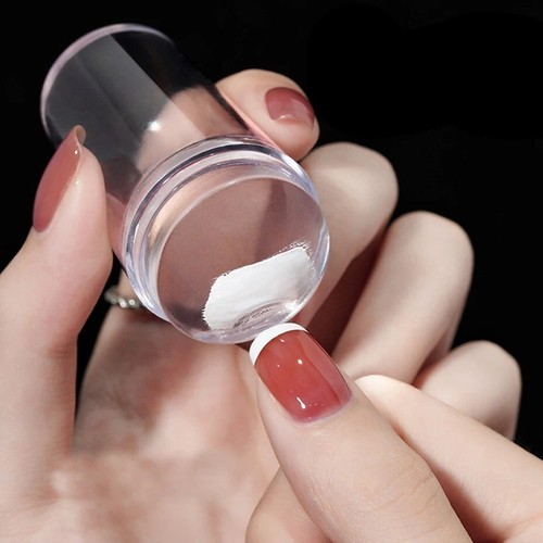 Silicone nail stamper french - nail,