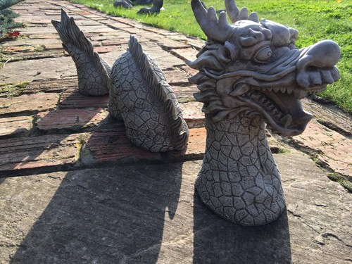 Chinese dragon stone - , ornament