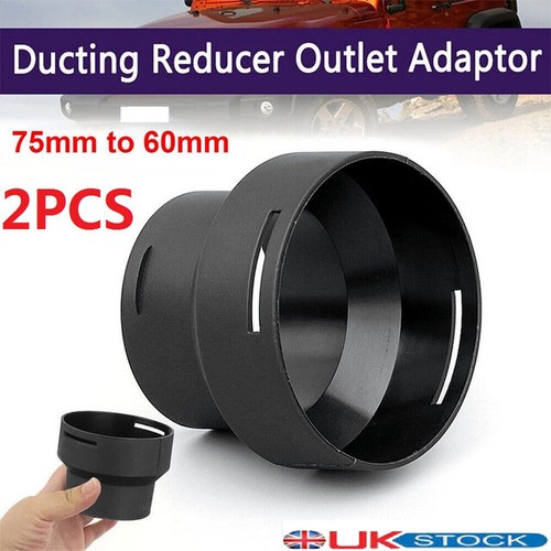 75mm 60mm ducting - 2x,