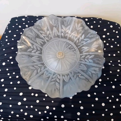 Vintage art deco frosted light - deco,