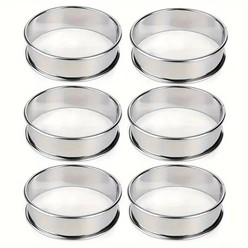6pcs non stick stainless steel - non,