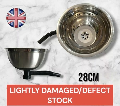 Damage defect round sink - damage/defect, ss
