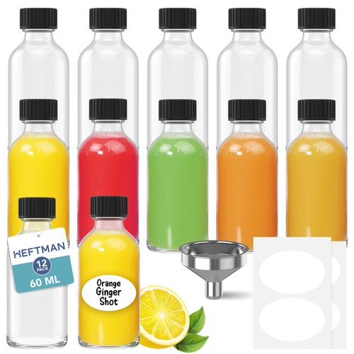 Heftman mini glass bottles - mini,