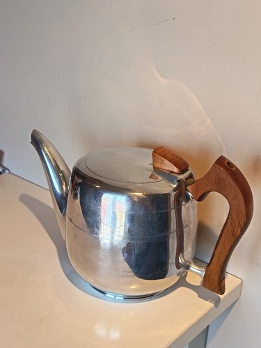 Vintage picquot ware teapot - vintage,