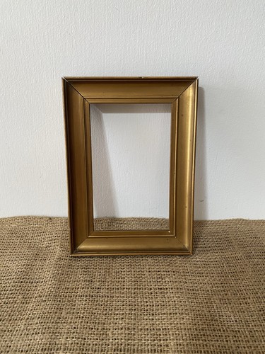 Vintage gold wood picture - vintage,