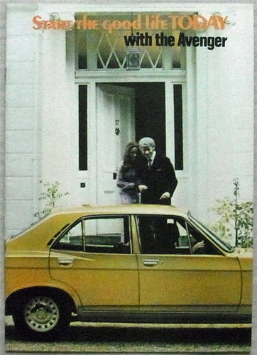 Hillman avenger car - hillman,