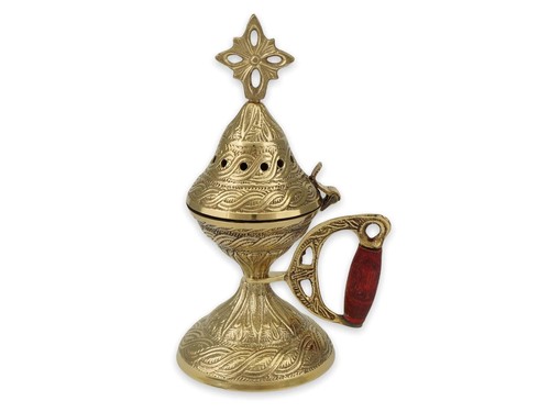 Engraved orthodox censer with - engraved,