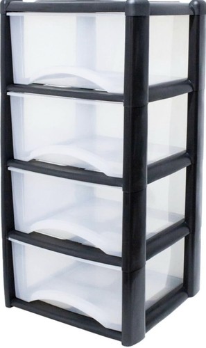 Black large drawer plastic - 4,
