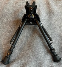 Harris LM Swivel 9” - 13” Bipod Notched Leg With Picatinny Rail Mount