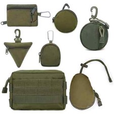 Mens Tactical Wallet Pocket Portable Mini Money Coin Pouch Keys Holder Waist Bag