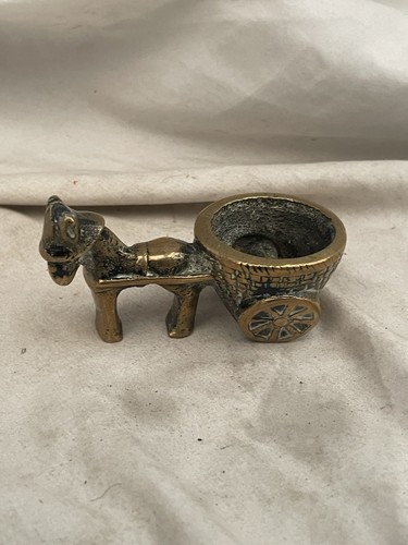 Vintage brass donkey and - donkey,