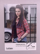 EastEnders Zsa Zsa Carter Emer Kenny Signed Cast Card Undedicated