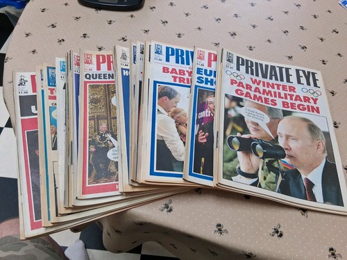 Private eye magazine joblot - private, of