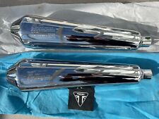 Triumph Thunderbird 900 Sport Mk1 NEW O/E Exhaust Silencers T2201561/T2201562