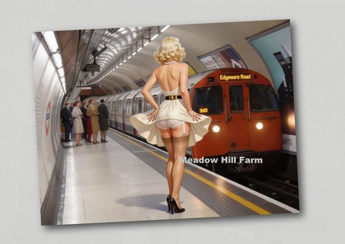 Fridge magnet pin girl - up,